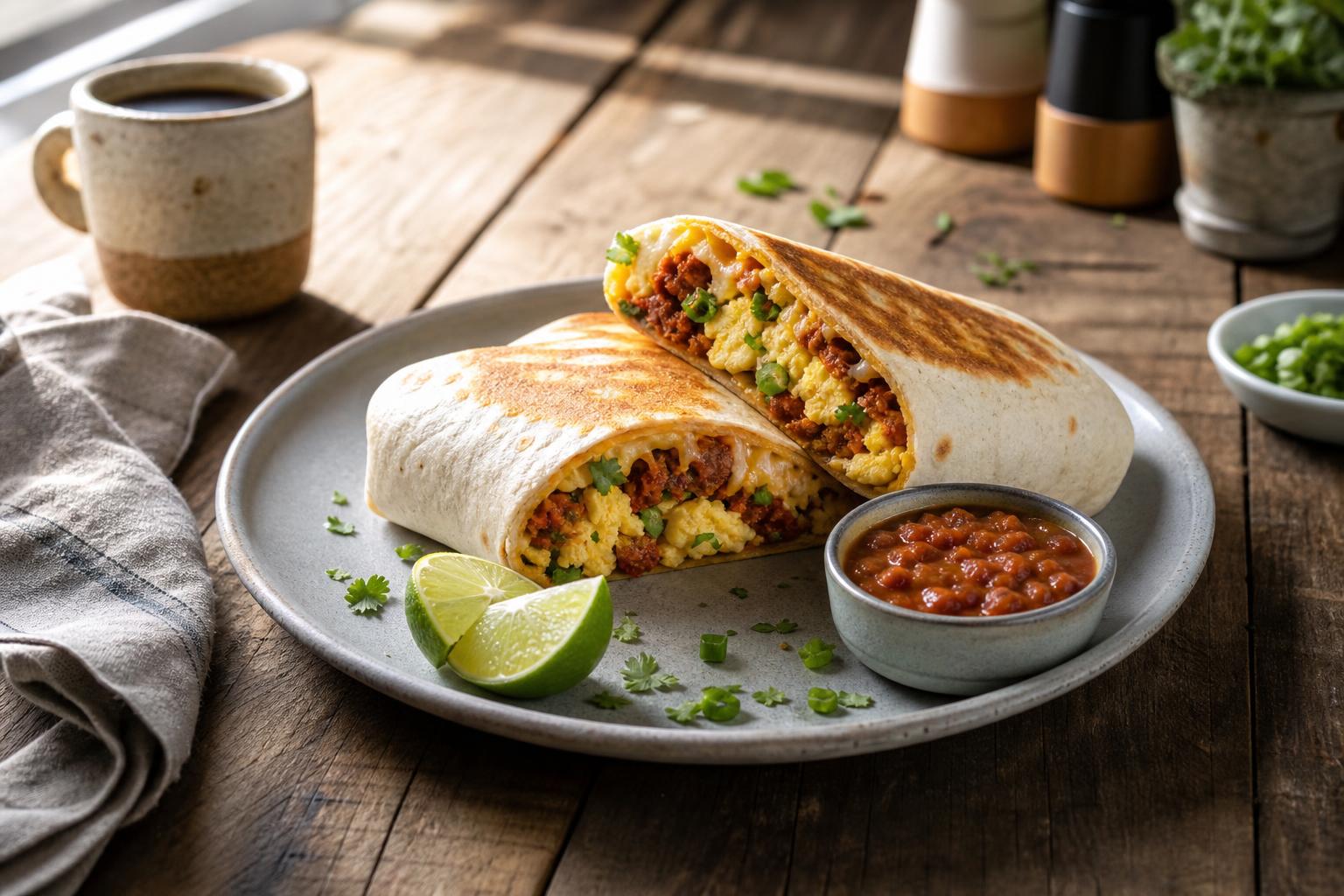 Mountain Chorizo Breakfast Burrito